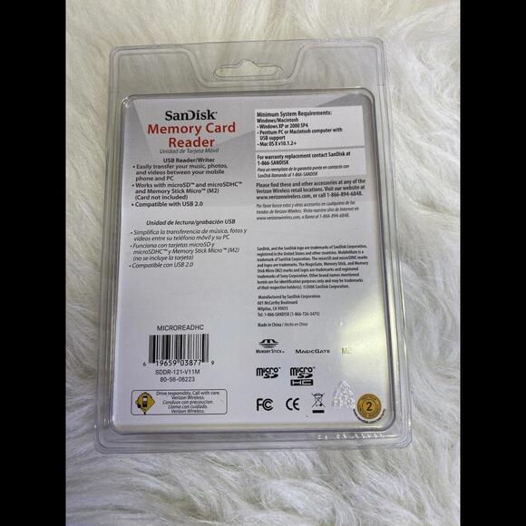 Sandisk Mobilemate Micro Memory Card Reader/Writer Universal (Card Not Included) - Picture 3 of 3